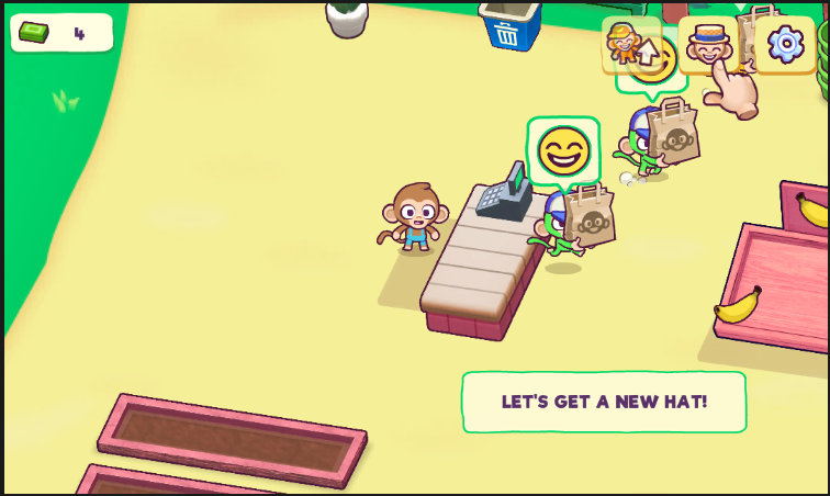 Gameplay – Monkey Mart (POR TINYDOBBINS)