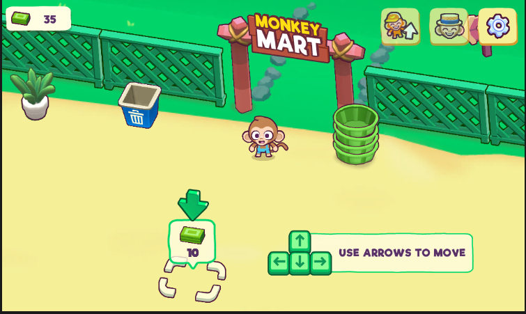 Mini Monkey Mart . Online Games .
