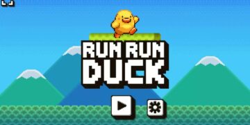 Run Run Duck - An endless runner game where a brave duck dodges obstacles in a thrilling adventure! Test your reflexes now!